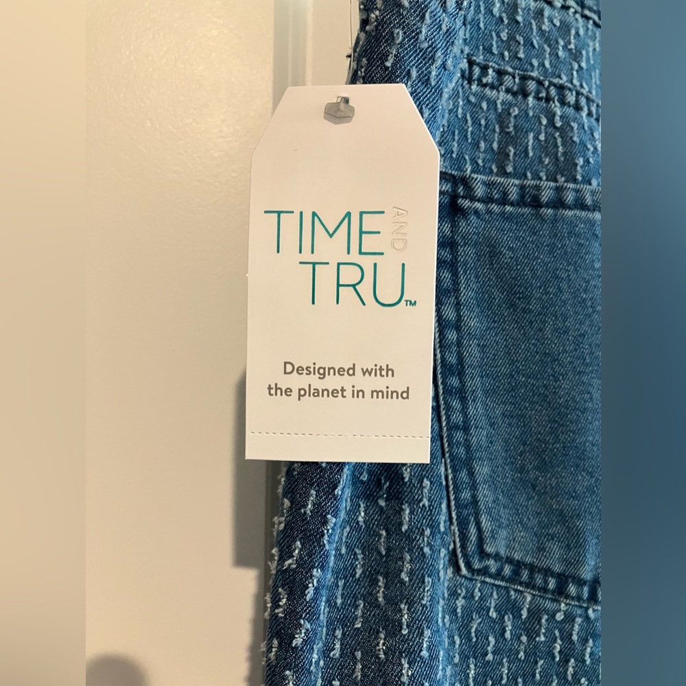 Time and Tru denim tweed crop jeans 20